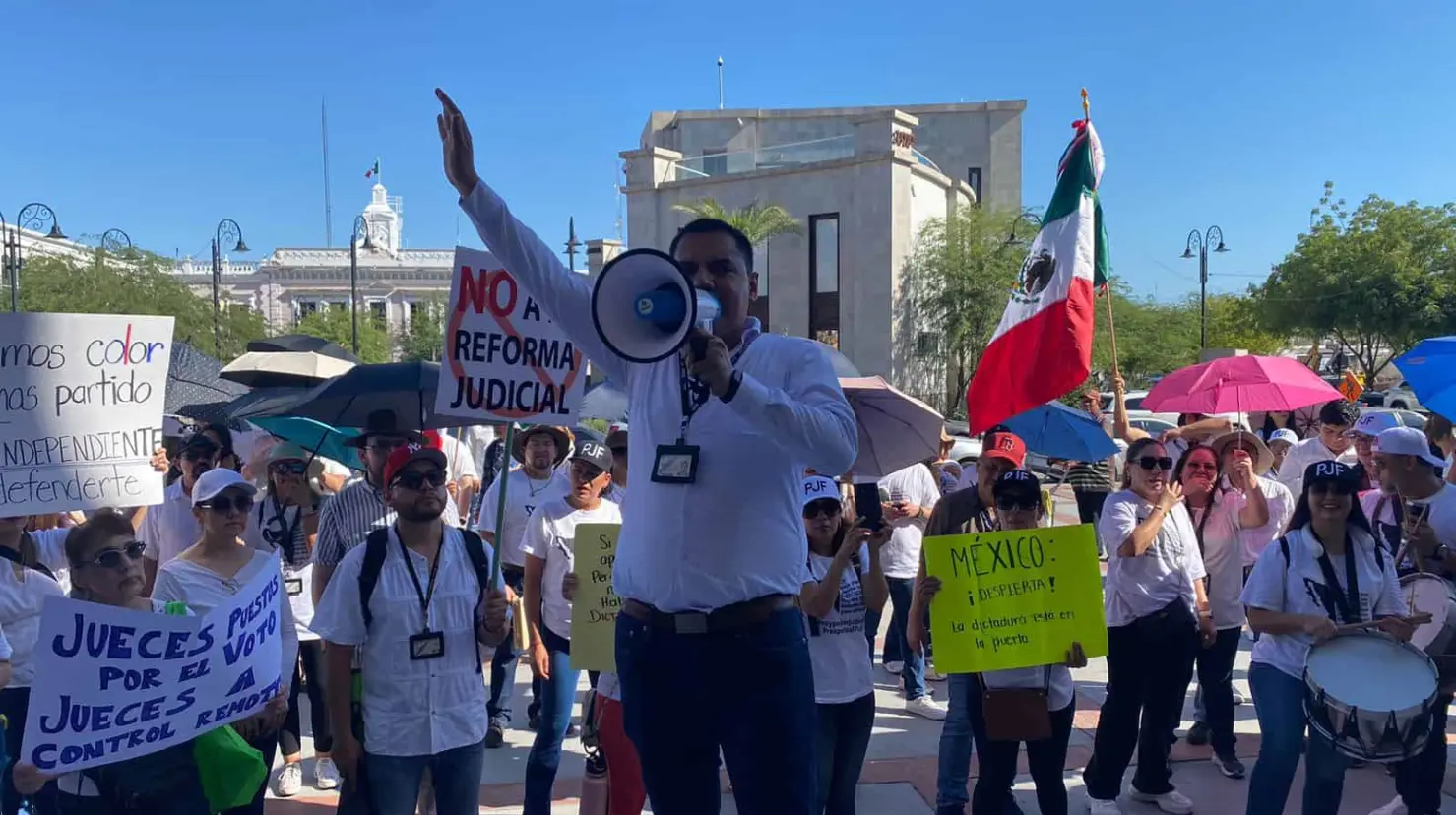 Reforma al Poder Judicial: Protestan en Hermosillo contra la iniciativa