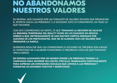 Rexona abandona La Casa de los Famosos; la marca anuncia retiro de patrocinio