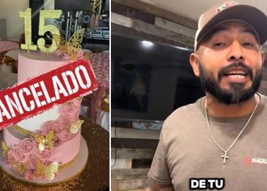 VIDEO | Cancela la fiesta de XV años de su hija tras descubrir que usa anticonceptivo