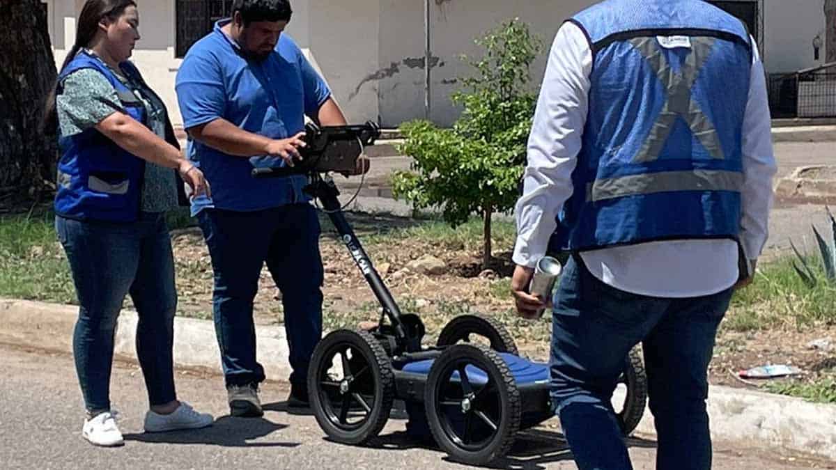 Oomapasc realiza censo de colectores con georradar para evitar hundimientos