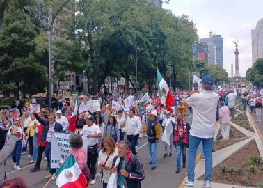 Marchan contra la Reforma al Poder Judicial. Estas son las alternativas viales en la Ciudad de México