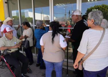 Continúa este lunes la entrega de la Pensión para el Bienestar del Adulto Mayor en Cajeme