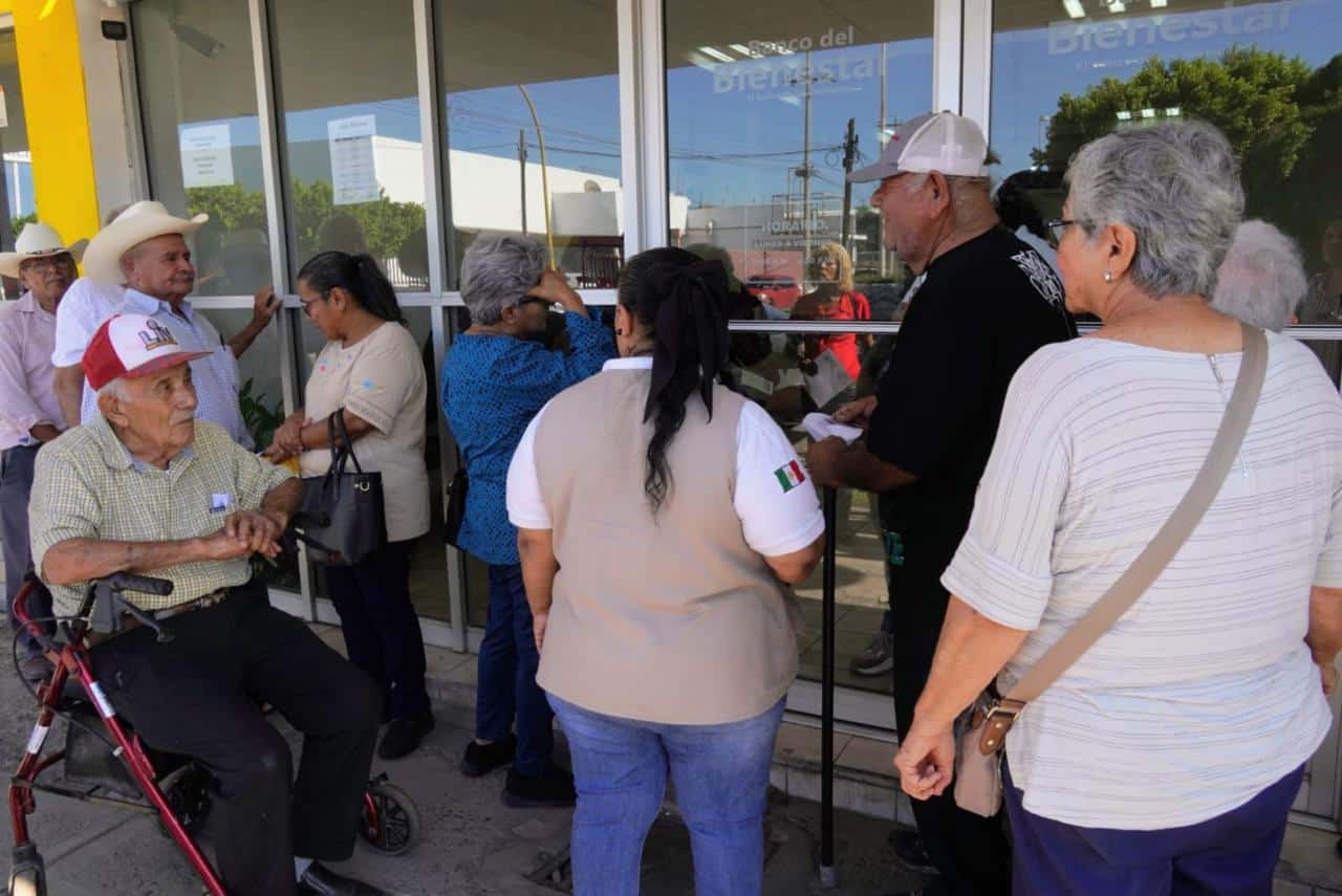 Continúa este lunes la entrega de la Pensión para el Bienestar del Adulto Mayor en Cajeme