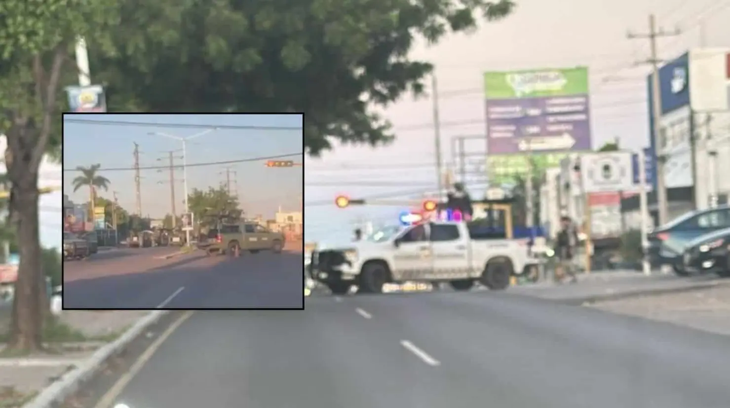 Reportan enfrentamientos en varias zonas de Culiacán