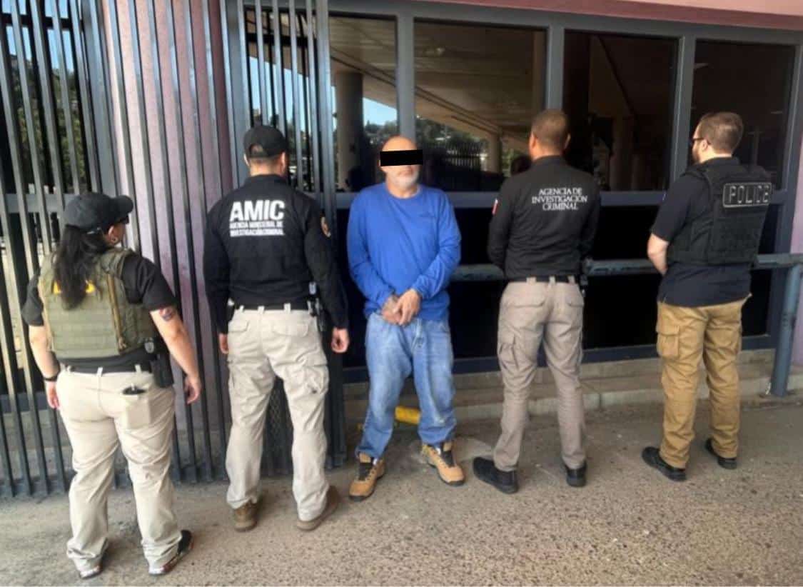 En Nogales capturan a presunto asesino buscado en la Ciudad de México