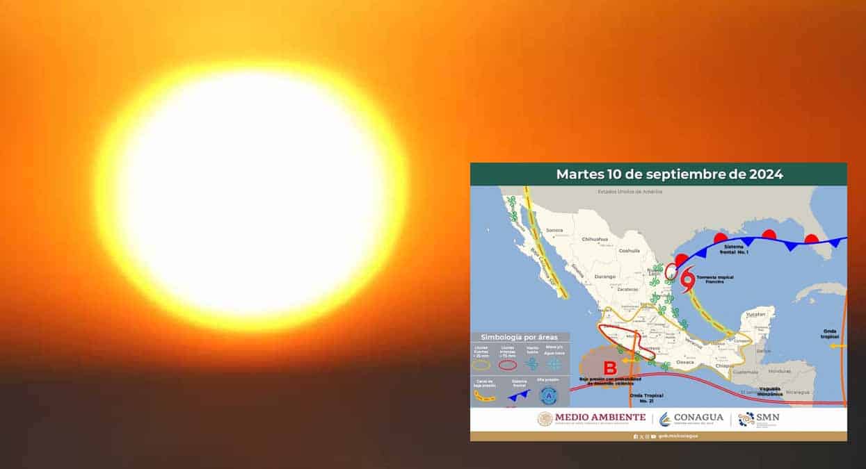 Clima en Sonora hoy 10 de septiembre: El intenso calor sigue haciendo acto de presencia