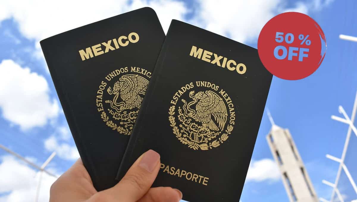 Pasaporte mexicano: Así puedes obtener un 50% de descuento en septiembre del 2024