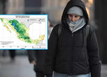 Frente Frío en México afecta a 11 Estados con temperaturas de 0°C