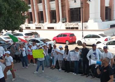 Reforma al Poder Judicial: Decenas de trabajadores protestan en Hermosillo, Sonora