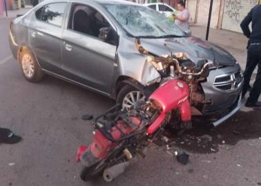 Se accidenta motociclista al sur de Ciudad Obregón