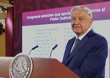 AMLO prevé que Reforma al Poder Judicial se publique en el DOF el 15 de septiembre