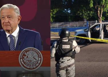 "Hay elementos suficientes": AMLO pide que no haya alarmismo" ante el brote de violencia en Culiacán