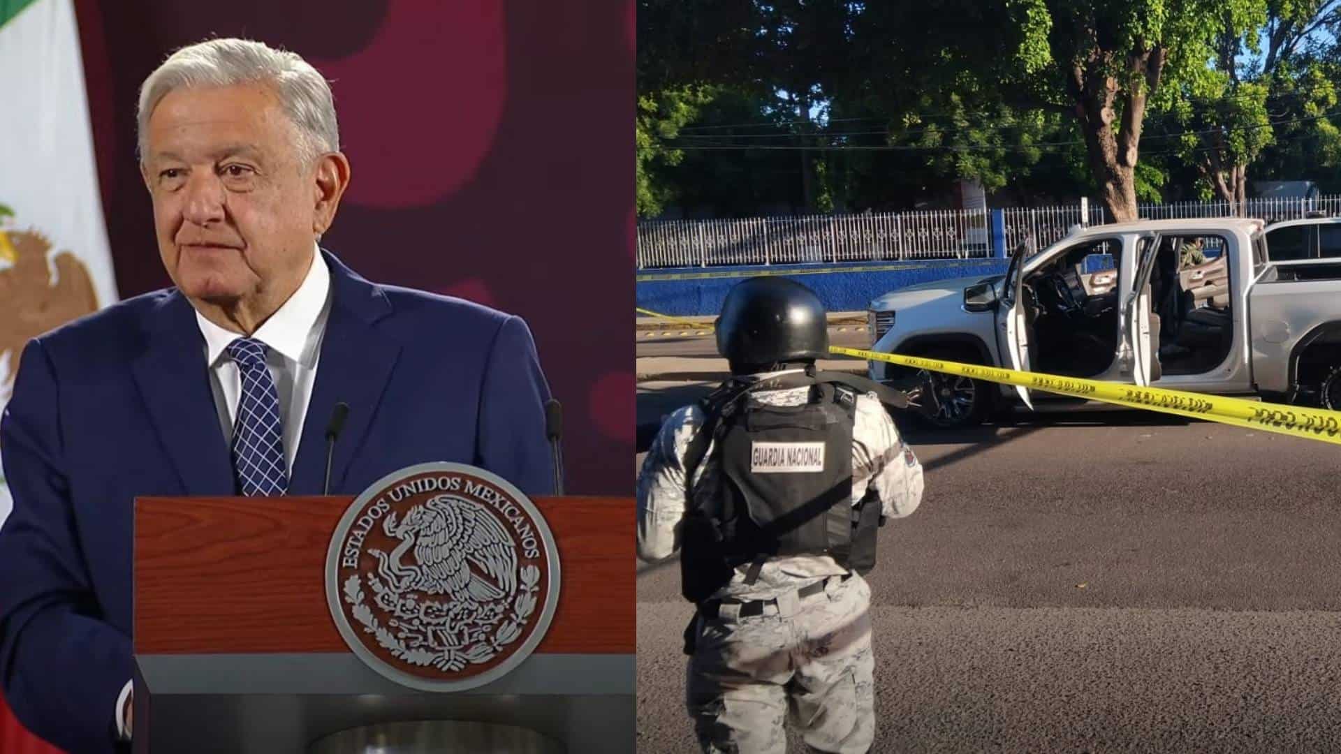 Hay elementos suficientes: AMLO pide que no haya alarmismo ante el brote de violencia en Culiacán