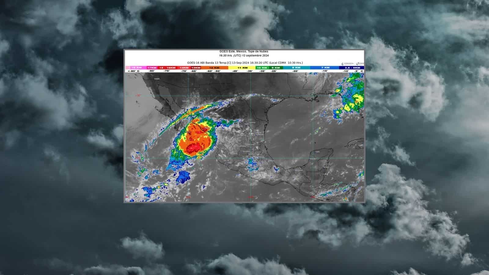 Tormenta tropical Ileana, ¿dónde se encuentra hoy viernes 13 de septiembre?