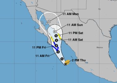 Listo Protección Civil para posible llegada de tormenta tropical Ileana a Cajeme