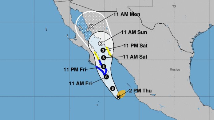 Listo Protección Civil para posible llegada de tormenta tropical Ileana a Cajeme