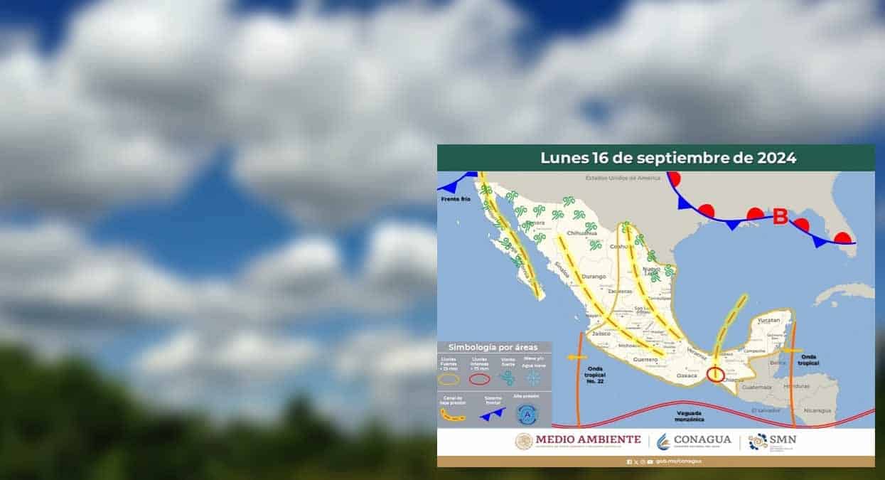 Clima en Sonora hoy 16 de septiembre: Se prevén lluvias en este Día de la Independencia