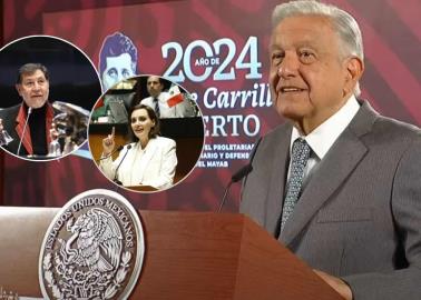 AMLO felicita a Noroña por actuar con respeto en su trabajo en el Senado