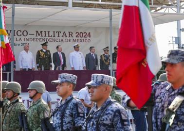 En Hermosillo marchan más de mil personas por la Independencia de México