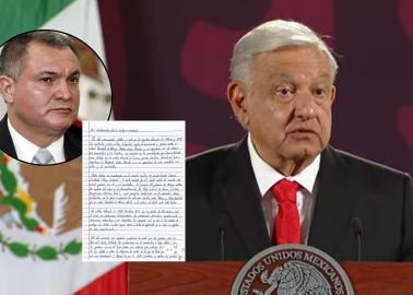 "Que presente las pruebas": AMLO responde a Genaro García Luna tras acusación de vínculos con el narco