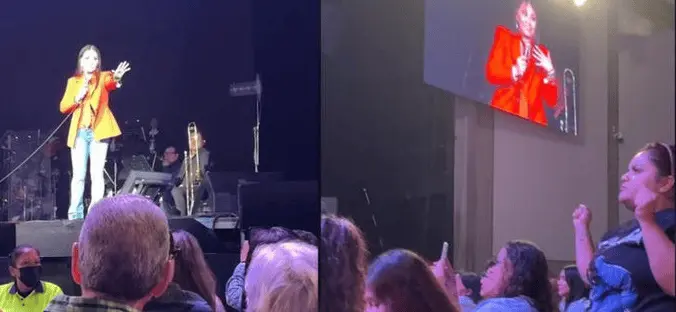 Ana Gabriel es blanco de críticas, la acusan de humillar a una fan en concierto