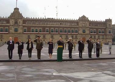 AMLO y Sheinbaum rinden homenaje a víctimas de sismos del 19 de septiembre de 1985 y 2017