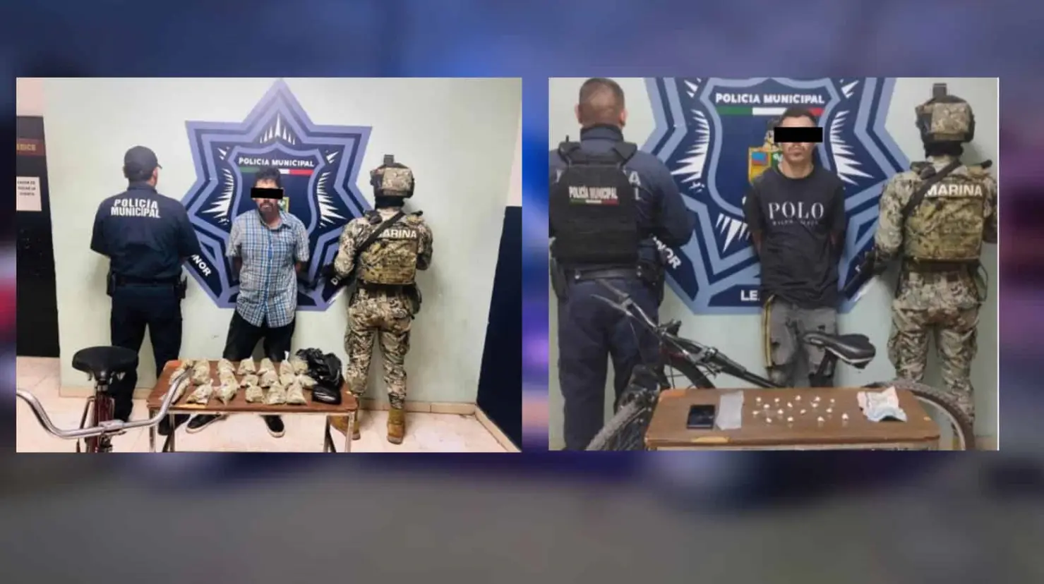 Detienen a dos sujetos con drogas en Ciudad Obregón