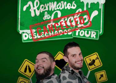 Cancelan otro show de "Hermanos de Leche" de Adrián Marcelo y "La Mole" en Mérida