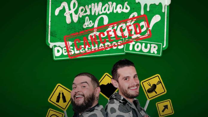 Cancelan otro show de “Hermanos de Leche” de Adrián Marcelo y “La Mole” en Mérida Cancelan otro show de “Hermanos de Leche” de Adrián Marcelo y “La Mole” en Mérida