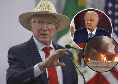 "No es culpa de Estados Unidos": Ken Salazar responde a AMLO respecto a violencia en Sinaloa