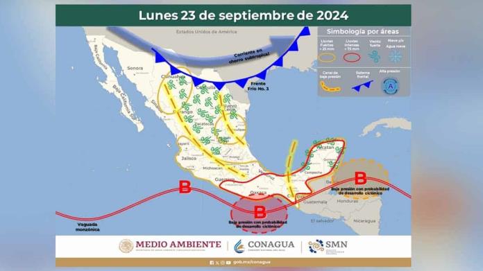 Clima en Sonora hoy 23 de septiembre: Se espera la aproximación del frente frío número 3