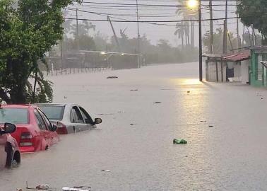 VIDEO | Acapulco nuevamente queda bajo el agua tras el paso del huracán John