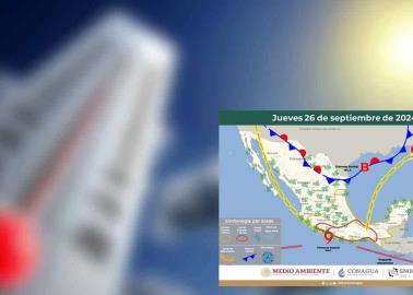 Clima en Sonora hoy 26 de septiembre: Se esperan temperaturas por encima de los 40°C