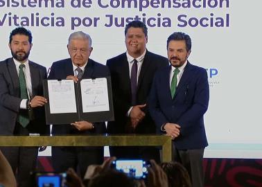 AMLO firma convenio para beneficiar a trabajadores del Sindicato Mexicano de Electricistas