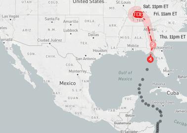 "Helene" ya es huracán categoría 4, va con fuerzas a golpear a Florida