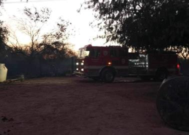 Arrasa fuego con rancho del Campo 30, al poniente de Cajeme