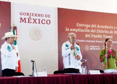 Reconocen yaquis a AMLO y Durazo