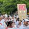 Ciudadanos de Culiacán, Sinaloa marchan por la paz tras 20 días de violencia