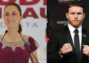 VIDEO | "Canelo" Álvarez presente en la toma de posesión de Claudia Sheinbaum: Es histórico para México