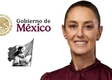 Claudia Sheinbaum presenta el emblema del Gobierno de México