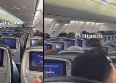 VIDEO | "¿Y el Rocha?": gobernador de Sinaloa es captado en un avión y los pasajeros no desaprovechan el momento