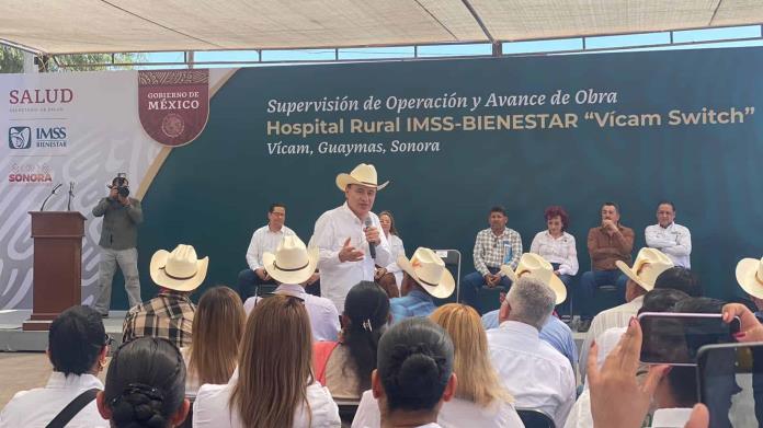 Alfonso Durazo supervisa Hospital Rural IMSS Bienestar en “Vícam-Switch” Alfonso Durazo supervisa Hospital Rural IMSS Bienestar en “Vícam-Switch”
