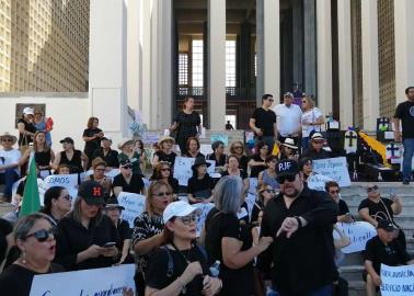 Protestan en Hermosillo contra reforma judicial