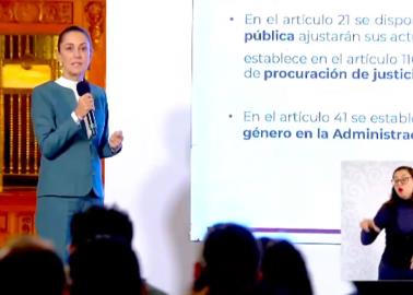 Claudia Sheinbaum presenta paquete de reformas para garantizar la protección de las mujeres