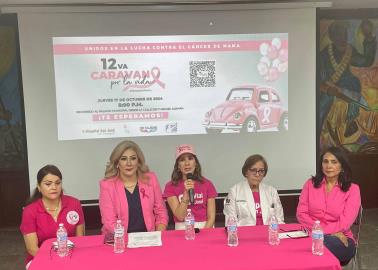 En Cajeme, invitan a la doceava caravana contra el cáncer de mama