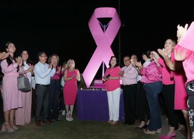 Navojoa se pinta de rosa en la lucha contra el cáncer de mama