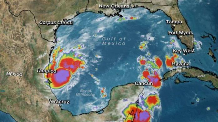 Depresión tropical 14 impactará a los siguientes estados con lluvias Depresión tropical 14 impactará a los siguientes estados con lluvias