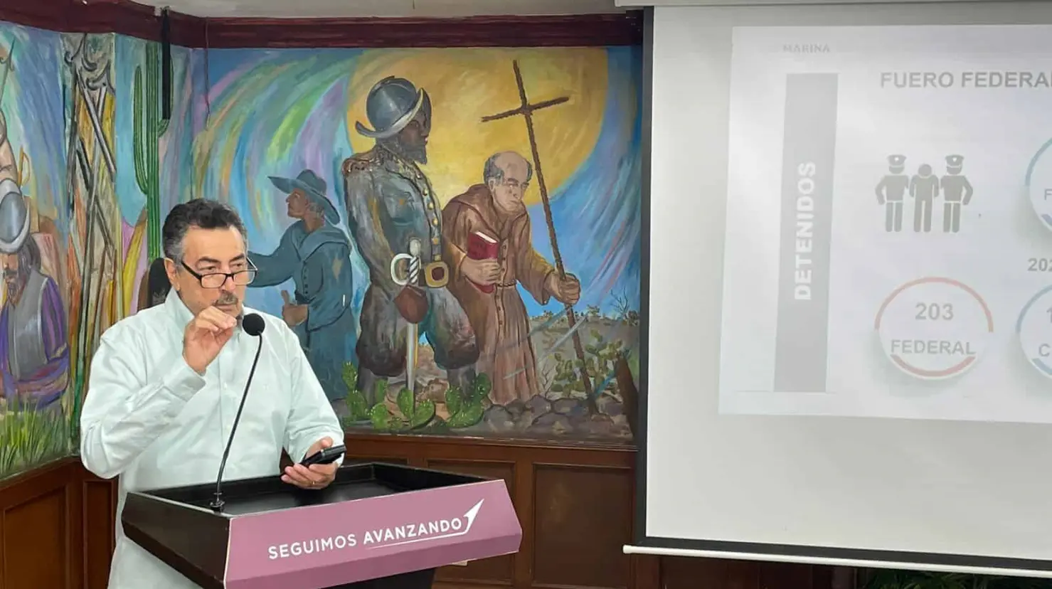 Alcalde de Cajeme sostiene que se ha avanzado en seguridad; presenta datos