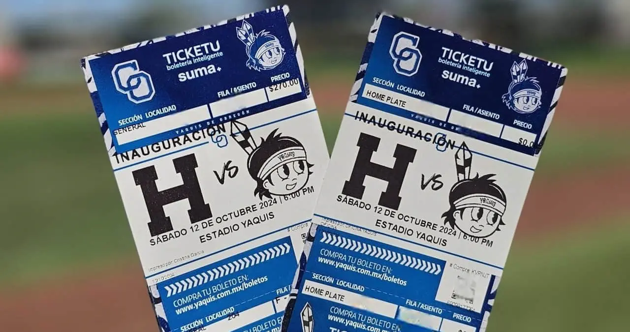 Yaquis de Obregón: ¿Cuánto cuestan los boletos para asistir a la inauguración?