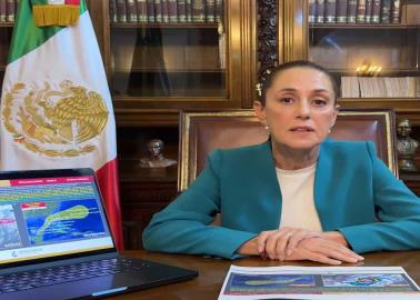 Huracán "Milton": Claudia Sheinbaum llama a mantener la calma ante llegada de este fenómeno